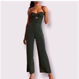 Abercrombie & Fitch Twist Front Cutout Jumpsuit